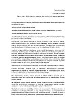 Konspekts 'Praktiskā estētika. Emocijas un māksla', 1.