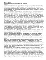 Eseja 'The Self-Medication Hypothesis', 1.