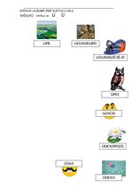 Paraugs 'Skaņa, burts "u", "ū"', 1.