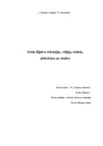 Referāts 'Senās Ēģiptes mitoloģija, reliģija, māksla, arhitektūra un zinātne. Pirmā daļa', 1.