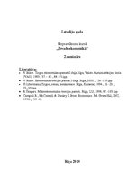 Konspekts 'Patērētāju rīcība tirgū un galējais derīgums', 1.