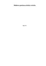 Referāts 'Moldovas postkomunistiskā attīstība', 1.