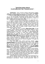 Konspekts 'Igaunijas preses vēsture no pirmsākumiem līdz Pirmajam pasaules karam', 1.