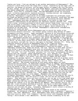 Eseja 'Echoes of Literature - The Style of Shakespeare', 1.