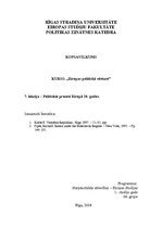 Konspekts 'Politiskie procesi Eiropā 20.gados', 1.