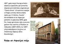 Referāts 'Raiņa biogrāfija', 4.