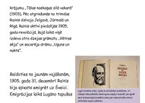 Referāts 'Raiņa biogrāfija', 8.