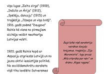 Referāts 'Raiņa biogrāfija', 9.