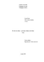 Eseja 'Es kā skolotājs - pareizas stājas veidotājs', 1.