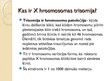 Prezentācija 'X hromosomas trisomija', 2.