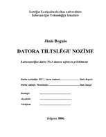 Eseja 'Datoru tiltslēgu nozīme', 1.