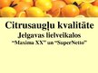 Referāts 'Citrusaugļu kvalitāte Jelgavas lielveikalos', 35.