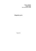 Eseja 'Olimpiskās spēles', 1.