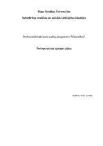 Prakses atskaite 'Aprūpes plāns operāciju māsām', 1.