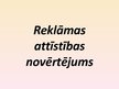 Prezentācija 'Reklāmas attīstības novērtējums. The Body Shop', 1.