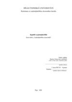 Referāts 'Kapitāls uzņēmējdarbībā', 1.