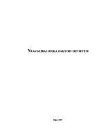 Referāts 'Neauglības riska faktori sievietēm', 1.
