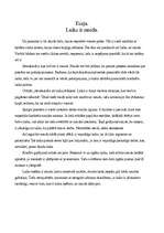 Eseja 'Laiks ir nauda', 1.