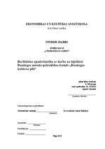 Referāts 'Darbinieku apmierinātība ar darbu un lojalitāte Dundagas novada pašvaldības iest', 2.