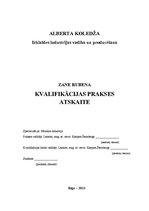 Prakses atskaite 'Organizācija, kultūra, projekta analīze', 1.