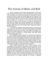 Referāts 'History of Rock and Roll', 6.