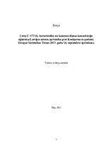 Eseja 'Eseja Konkurences tiesībās', 1.