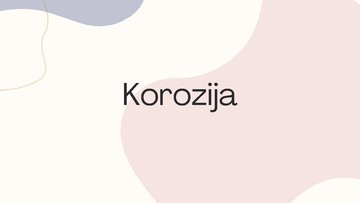 Prezentācija 'Korozija', 1.