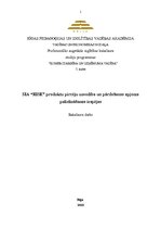 Diplomdarbs 'SIA "Rise" produktu pircēju uzvedība un pārdošanas apjoma palielināšanas iespēja', 1.