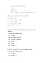 Paraugs 'Interneta lietošanas paradumi Latvijā', 4.