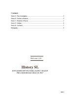 Eseja 'Fidel Castro’s Role in the Cuban Missile Crisis of 1962', 2.