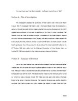 Eseja 'Fidel Castro’s Role in the Cuban Missile Crisis of 1962', 3.