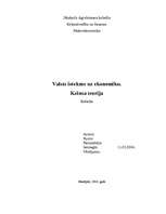 Referāts 'Valsts ietekme uz ekonomiku', 1.
