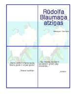 Konspekts 'Rūdolfa Blaumaņa atziņas', 1.