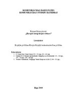 Konspekts 'Kopējās politikas Eiropā. Kopējā lauksaimniecības politika', 1.