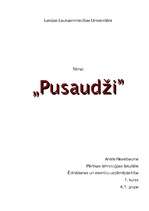 Referāts 'Pusaudži', 1.