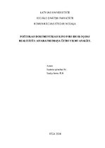 Eseja 'Poētiskais dokumentālais kino PSRS ideoloģijas realitātēs: Aivara Freimaņa četru', 1.