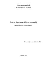 Referāts 'Sieviešu darba tiesības', 1.