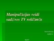 Referāts 'Manipulācijas veidi sadzīves TV reklāmās', 29.
