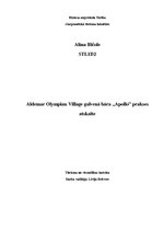 Prakses atskaite 'Galvenā bāra "Apollo" prakses atskaite', 1.