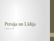 Prezentācija 'Persija un Līdija', 1.