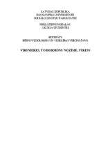 Referāts 'Virsnieres un to hormonu nozīme. Stress', 1.