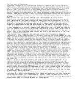 Eseja 'The Four Goals of Psychology', 1.