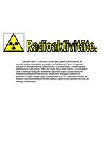 Konspekts 'Radioaktivitāte', 1.
