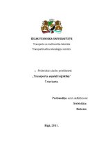 Paraugs 'Otrais raktiskais darbs priekšmetā "Transporta aspekti loģistikā"', 1.