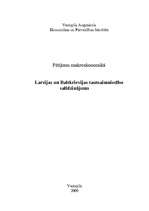 Referāts 'Latvijas - Baltkrievijas ekonomisko datu salīdzinājums', 1.