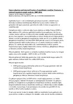 Konspekts 'Mandibulāri lūzumi', 1.