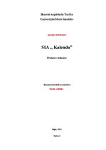 Prakses atskaite 'Prakses atskaite grāmatvedībā', 1.