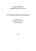 Konspekts 'Ekonomikas regulēšana', 1.