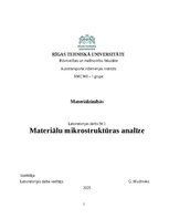 Konspekts 'Dzelzs oglekļu sakausējumi', 1.