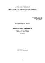 Prakses atskaite 'Sociālpedagoģiskais darbs Ziemeļvalstu ģimnāzijā', 1.